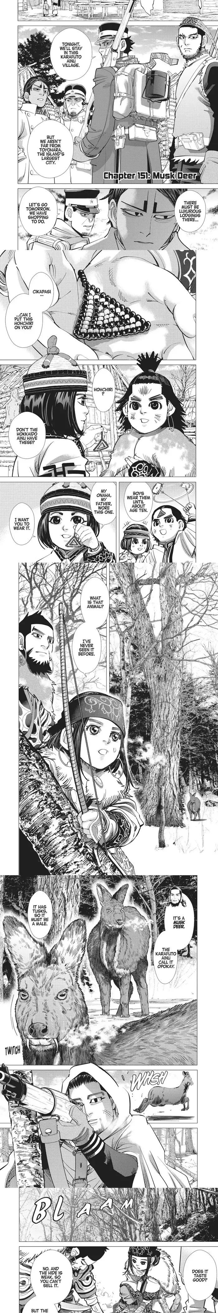 Golden Kamuy Chapter 151 image 2_optimized